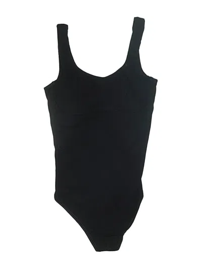 Pre-owned Victoria's Secret Pink Bodysuit In Black