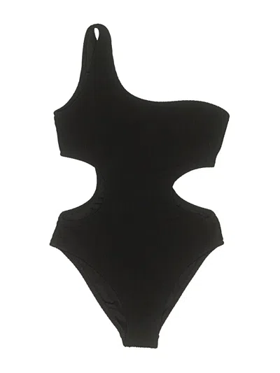 Pre-owned Victoria's Secret Pink Bodysuit In Black