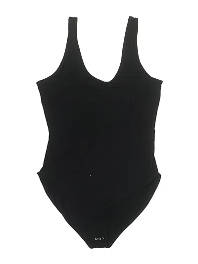 Pre-owned Victoria's Secret Pink Bodysuit In Black