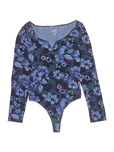 Pre-owned Victoria's Secret Pink Bodysuit In Blue