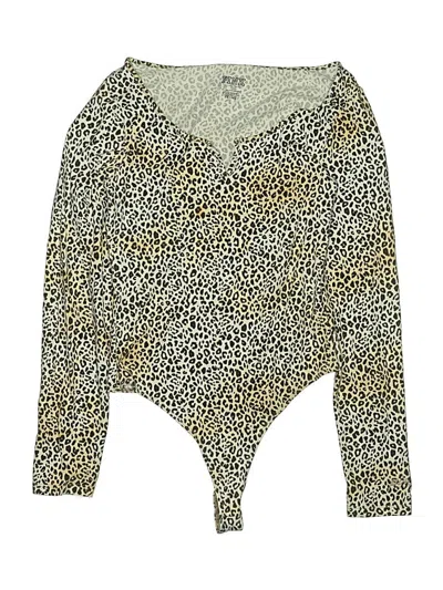 Pre-owned Victoria's Secret Pink Bodysuit In Gold