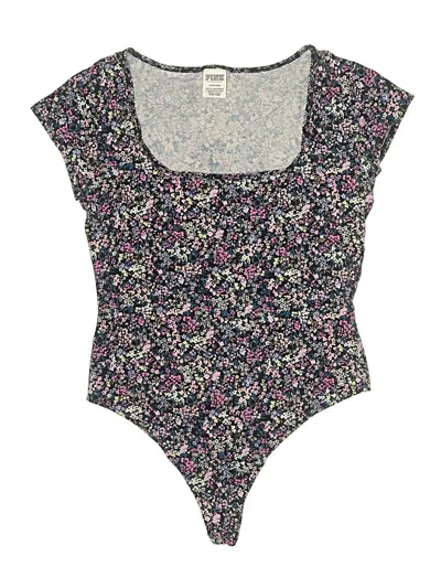 Pre-owned Victoria's Secret Pink Bodysuit In Purple