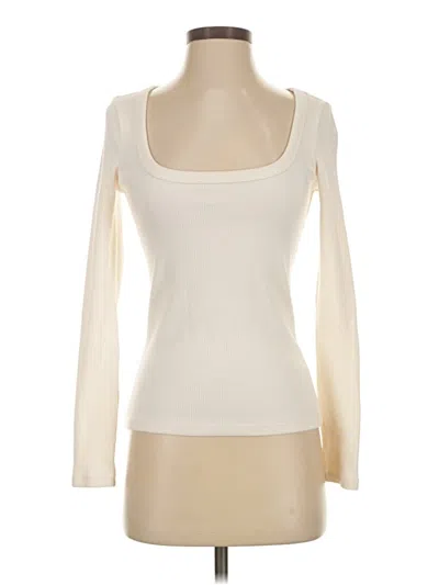 Pre-owned Victoria's Secret Pink Cardigan Sweater In White