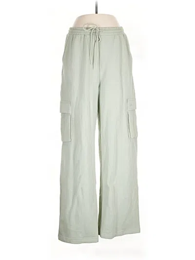 Pre-owned Victoria's Secret Pink Cargo Pants In Green