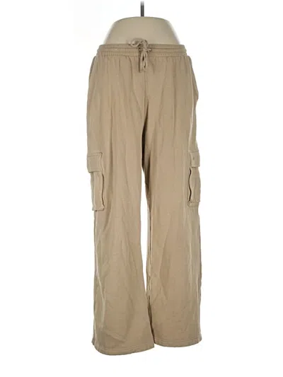 Pre-owned Victoria's Secret Pink Cargo Pants In Tan
