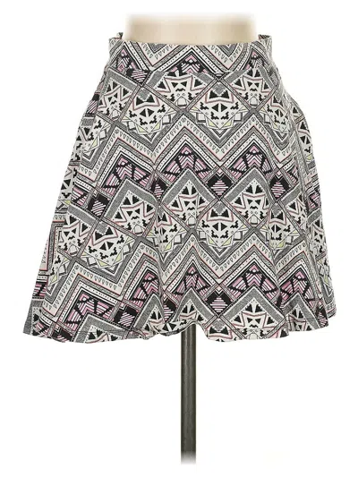 Pre-owned Victoria's Secret Pink Casual Skirt In Gray