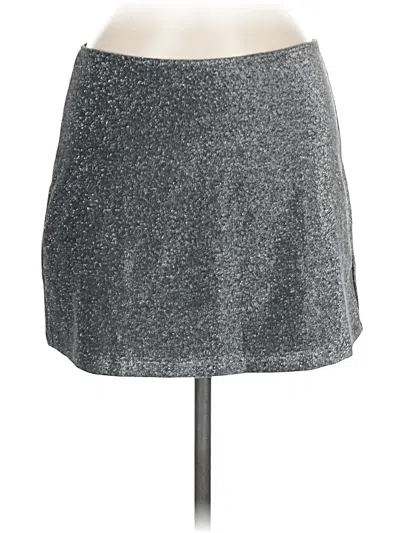 Pre-owned Victoria's Secret Pink Casual Skirt In Silver