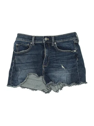 Pre-owned Victoria's Secret Pink Denim Shorts In Blue