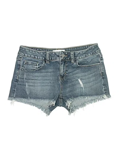 Pre-owned Victoria's Secret Pink Denim Shorts In Blue