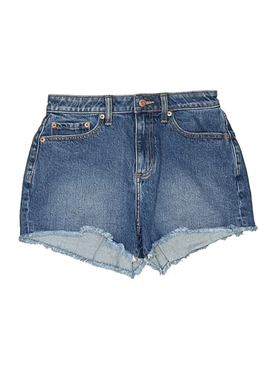 Victoria's Secret Pink Denim Shorts In Blue