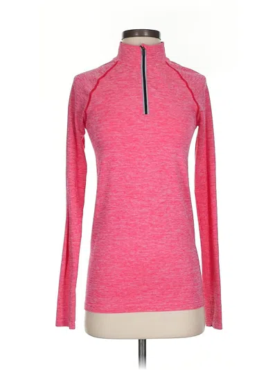 Pre-owned Victoria's Secret Pink Fleece Jacket In Red