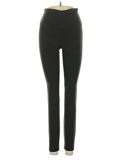 Pre-owned Victoria's Secret Pink Leggings In Black