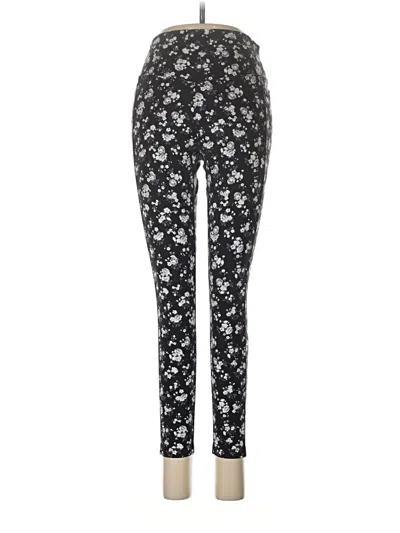 Pre-owned Victoria's Secret Pink Leggings In Black