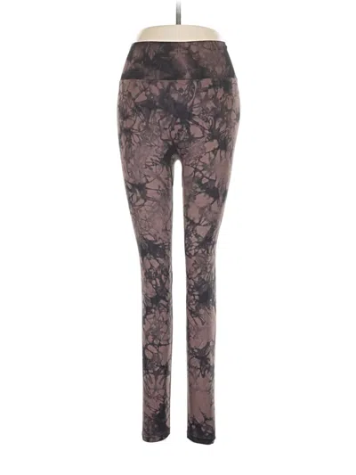 Pre-owned Victoria's Secret Pink Leggings In Brown