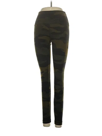 Pre-owned Victoria's Secret Pink Leggings In Green
