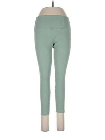 Pre-owned Victoria's Secret Pink Leggings In Green