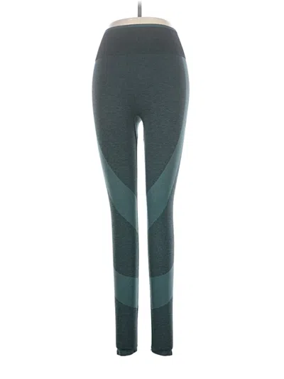 Pre-owned Victoria's Secret Pink Leggings In Teal