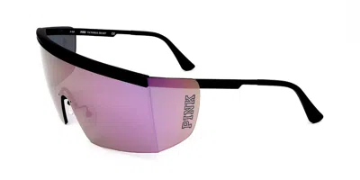 Victoria's Secret Pink Pk0002 01s Occhiali Da Sole Neri Per Donna In Multi