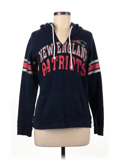 Pre-owned Victoria's Secret Pink Pullover Hoodie In Blue