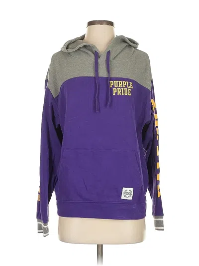 Pre-owned Victoria's Secret Pink Pullover Hoodie In Purple