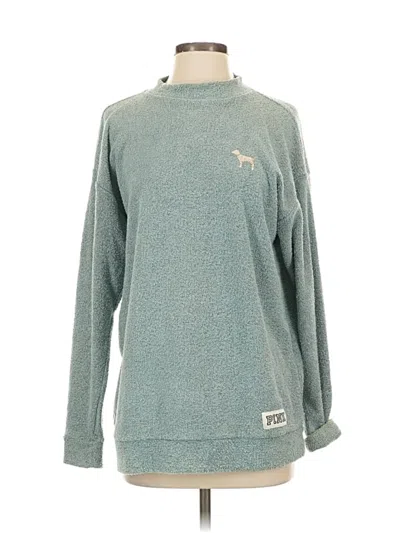 Pre-owned Victoria's Secret Pink Pullover Sweater In Blue