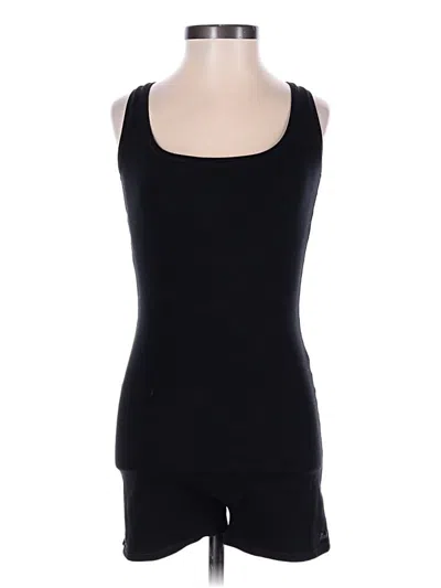 Pre-owned Victoria's Secret Pink Romper In Black