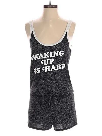 Pre-owned Victoria's Secret Pink Romper In Gray