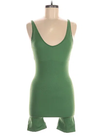 Pre-owned Victoria's Secret Pink Romper In Green