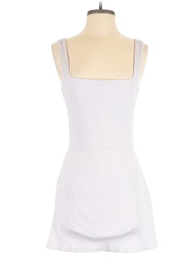 Pre-owned Victoria's Secret Pink Romper In White