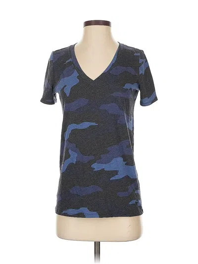 Pre-owned Victoria's Secret Pink Short Sleeve T-shirt In Blue