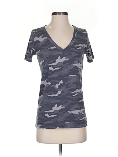 Pre-owned Victoria's Secret Pink Short Sleeve T-shirt In Gray