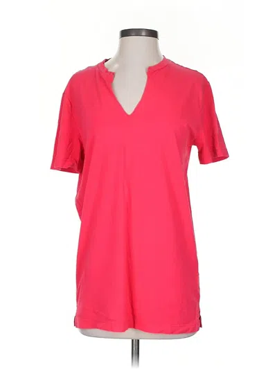 Pre-owned Victoria's Secret Pink Short Sleeve T-shirt In Pink