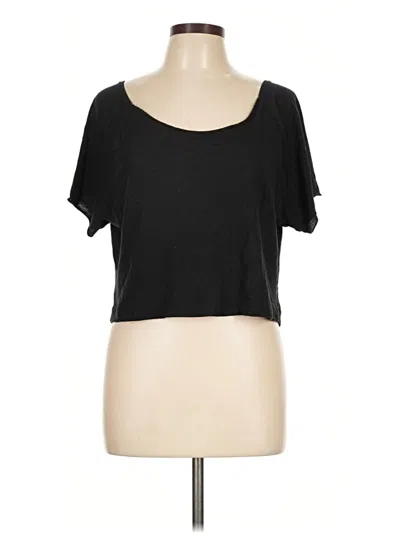 Pre-owned Victoria's Secret Pink Short Sleeve T-shirt In Black