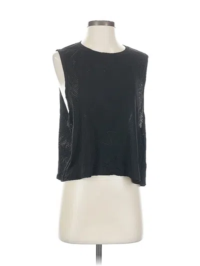 Pre-owned Victoria's Secret Pink Sleeveless T-shirt In Black