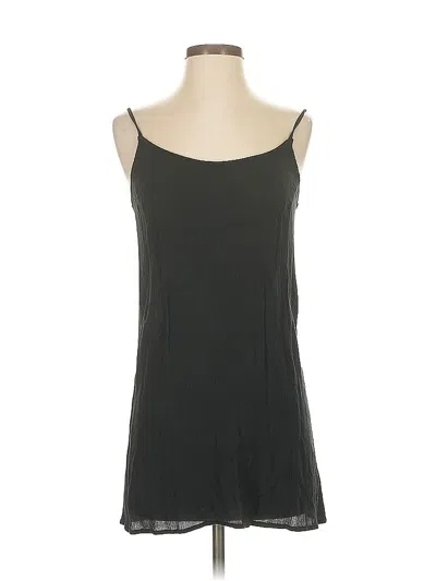 Pre-owned Victoria's Secret Pink Sleeveless Top Black Scoop Neck Tops