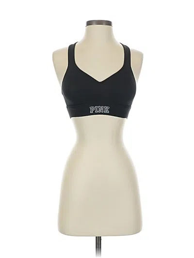 Pre-owned Victoria's Secret Pink Sports Bra In Black