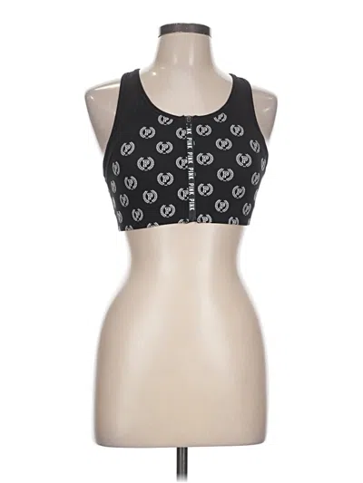 Pre-owned Victoria's Secret Pink Sports Bra In Black