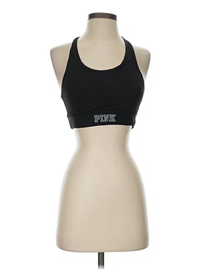 Pre-owned Victoria's Secret Pink Sports Bra In Black