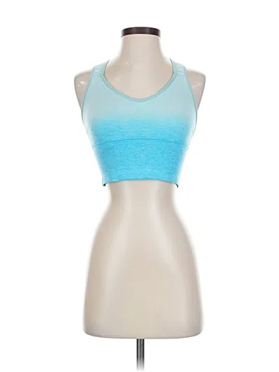Pre-owned Victoria's Secret Pink Sports Bra In Blue