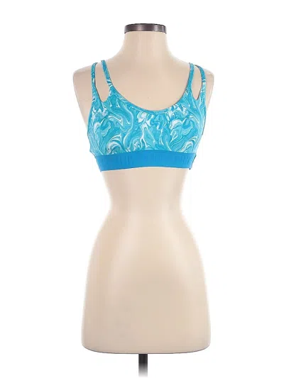 Pre-owned Victoria's Secret Pink Sports Bra In Blue