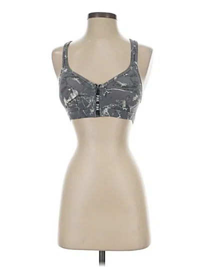 Pre-owned Victoria's Secret Pink Sports Bra In Gray