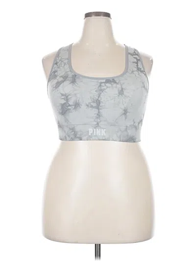 Pre-owned Victoria's Secret Pink Sports Bra In Gray