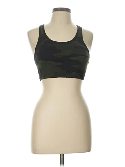 Pre-owned Victoria's Secret Pink Sports Bra In Green