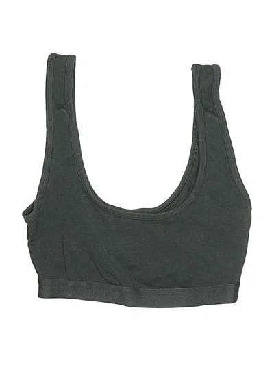 Pre-owned Victoria's Secret Pink Sports Bra In Green