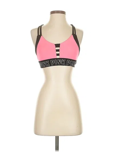 Pre-owned Victoria's Secret Pink Sports Bra In Pink