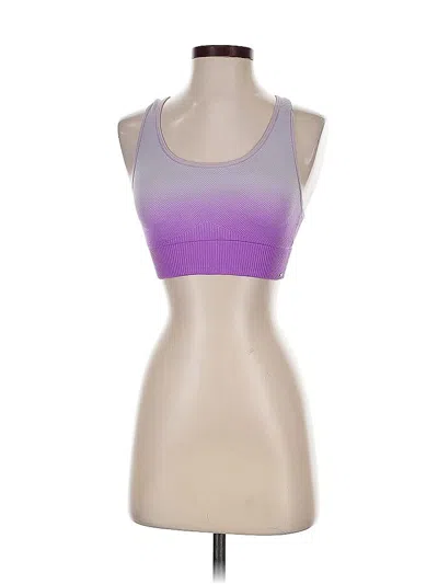 Pre-owned Victoria's Secret Pink Sports Bra In Purple