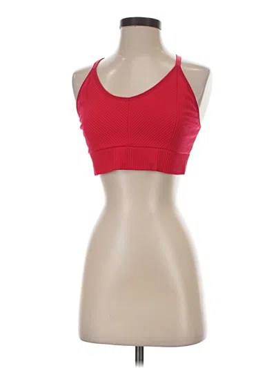 Pre-owned Victoria's Secret Pink Sports Bra In Red