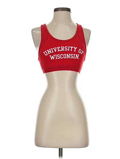 Pre-owned Victoria's Secret Pink Sports Bra In Red