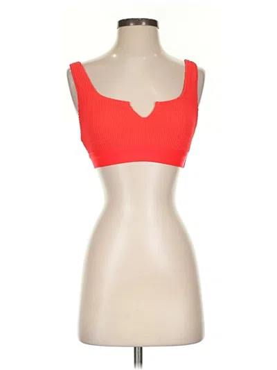 Pre-owned Victoria's Secret Pink Sports Bra In Red