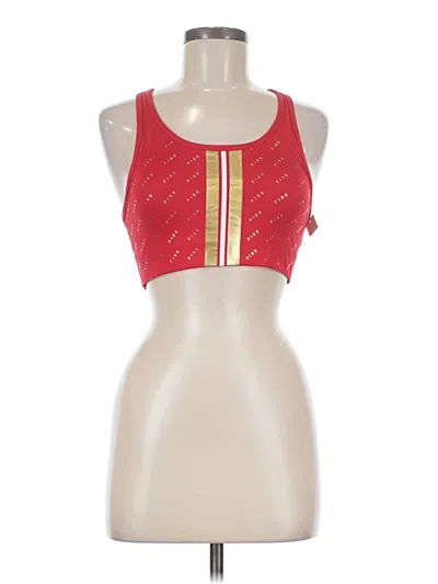 Victoria's Secret Pink Sports Bra In Red